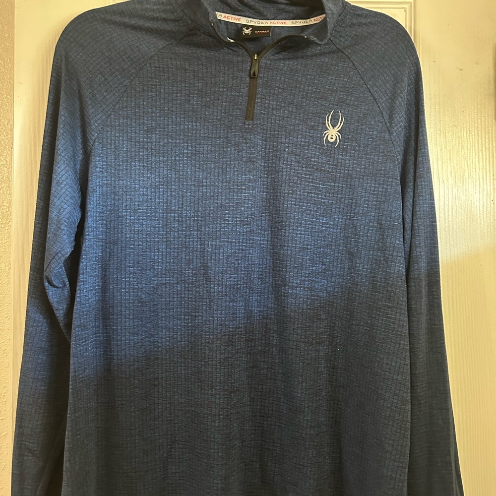 Spyder Navy Quarter-Zip Pullover